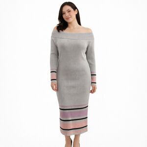 Fashion to Figure Off The Shoulder Dress 1X